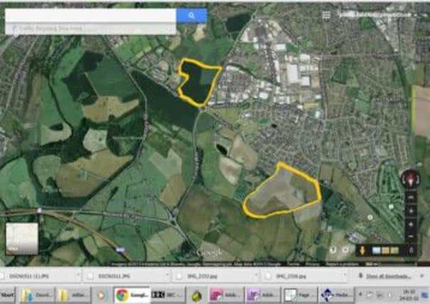 Gallows Hill and Grove Farm housing map.