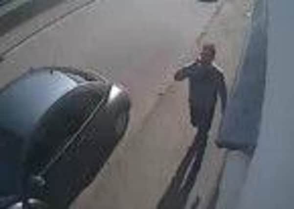 Police want to speak to this man in connection with a vehicle theft in Leamington.