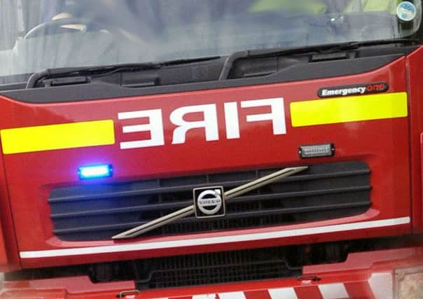 Two fire engines attended