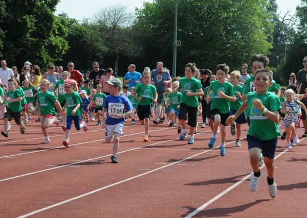 A previous Kids Run Free event at Edmondscote Sports Ground.