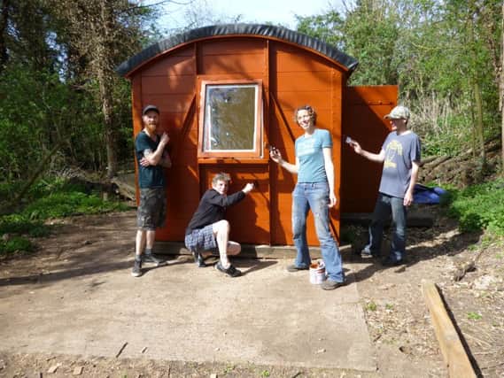 A newly-renovated railway goods wagon will open to the public today (Sunday) at Foundry Wood in Leamington from 2pm to 6pm.
