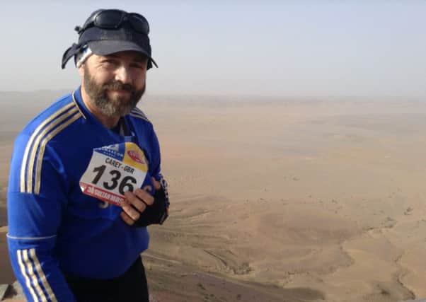 Carey ONeill completed the gruelling Marathon des Sables race in Morocco,