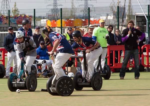 Team GB take on Segway Events during Sundays tournament. Picture submitted