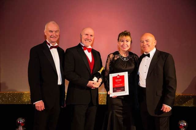 L-R Mike Goddard, John Warburton, Sue Warburton and Dominic Littlewood