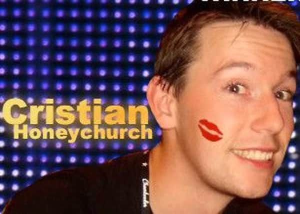 Warwickshire Pride's Got Talent 2014 Winner Cristian Honeychurch.