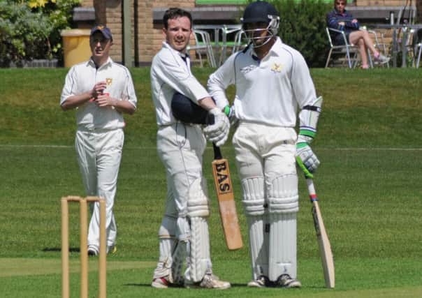 Andy Whitehall (31) and Arjun Bath (83)  laid a solid platform  for Kenilworth Wardens in their 2nd XI clash with Shrewsbury. Picture: Morris Troughton
