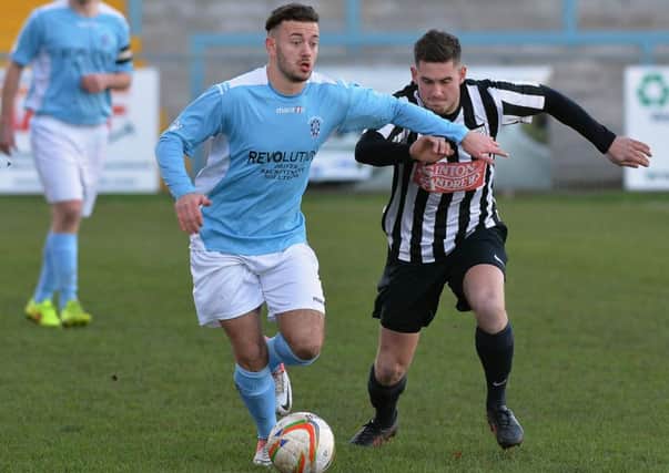 Ben George in action for Rugby Town last season.