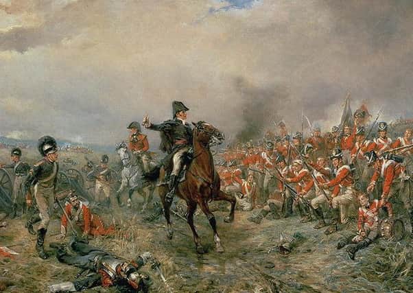 The Duke of Wellington at Waterloo by Robert Alexander Hillingford.