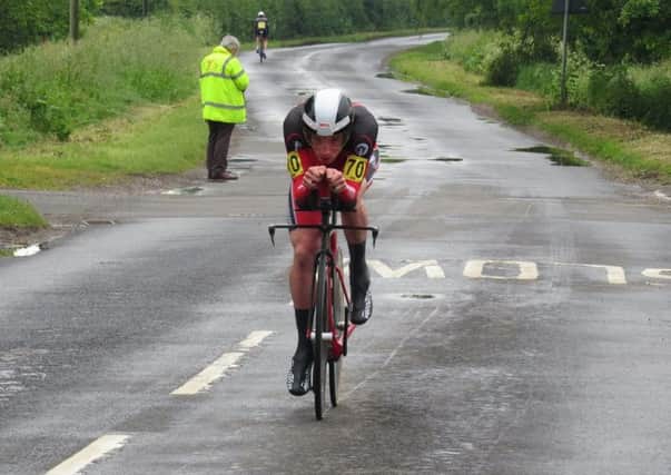Matt Clinton on his way to second place in Cheshire. Picture submitted