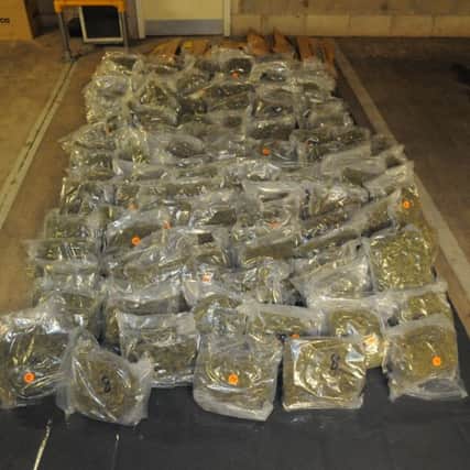 Gareth Windsor aged 37 of Beacon Road, Bradford,was arrested at Tamworth Service Station on Junction 10 of the M42, last Wednesday (10th June) when officers uncovered 59kg of cannabis. The drugs are estimated to be worth in the region of £300,000.