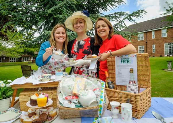 Staff at Myton Hospices, Myton Lane, Warwick, are preparing for this years fund raising Summer Fete.

Pictured: Sara Revell, Lucy Turner & Sarah Stallard. NNL-150906-231748009