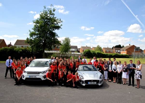 Kineton High School has entered into a partnership with Jaguar Land Rover