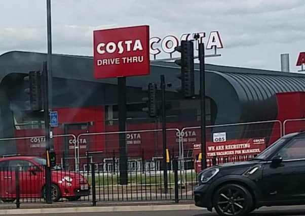 The Costa drive through in Leamington