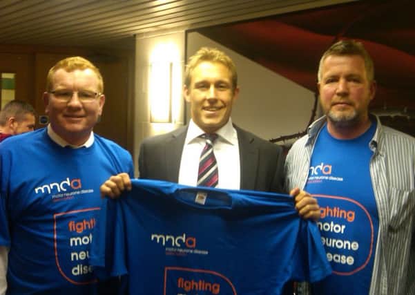 Simon Adams, pictured in 2009 with Johnny Wilkinson and Simon's brother-in-law Rob Baldwin