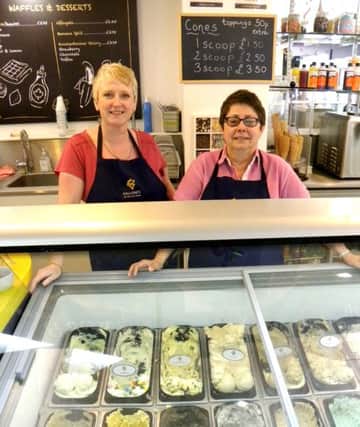 Lynne Johnson and Viv Thyer, owners of Gallone's in Leamington.