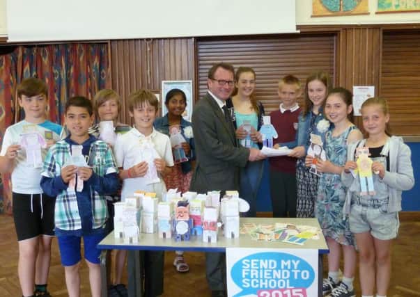 Chris White MP meets pupils at All Saints' Junior School
