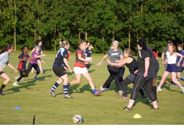 Kenilworth's inaugural training session was a busy affair. Picture submitted