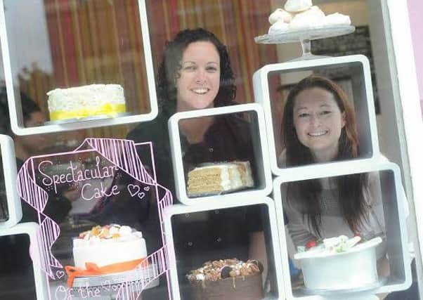 Jenny Hudson of Sweet As and Stephanie Kerr of BID Leamington launch the Leamington Bake Off.