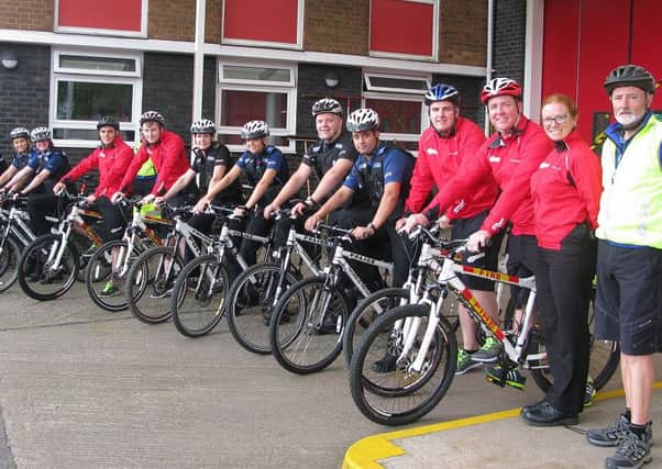 Warwickshire County Councils Fire and Rescue Services Bicycle Intervention Knowledge and Education team (BIKE).