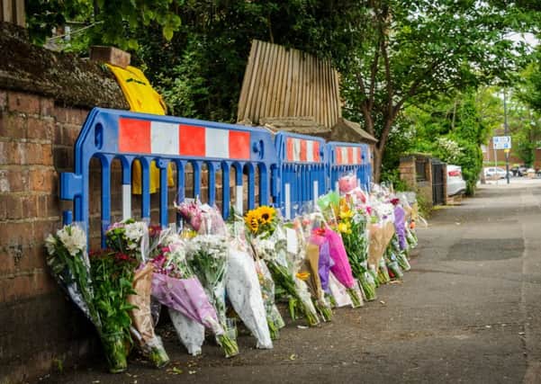 Tributes were placed at the scene where Emily Jennings, Nathan Rhodes and Ryan Case died in a car crash in Radford Road, Leamington. NNL-150623-221919009
