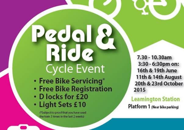 Pedal & Ride poster.