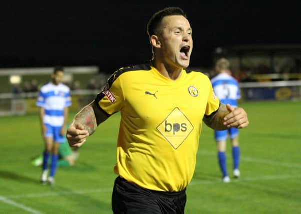 Ben Mackey celebrates his winner in midweek. Picture: Tim Nunan
