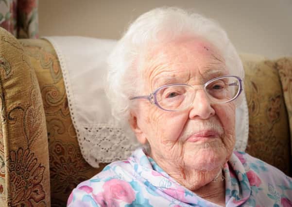 Eileen Norcliffe survived the bombing in Abbey End in 1940 and has told her story. NNL-150109-210708009