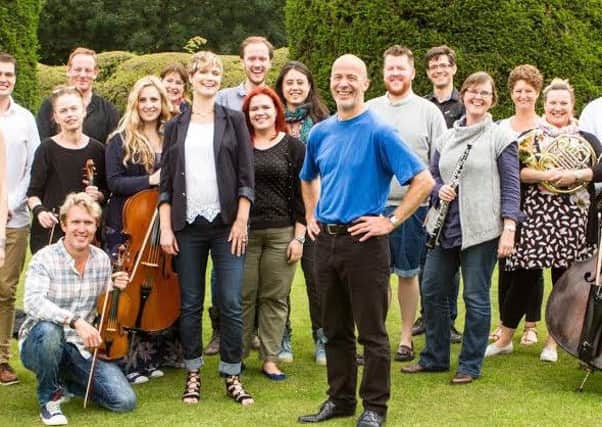Members of the Orchestra of the Swan and the Pop-Up Orchestra who performed for The Archers radio serial.