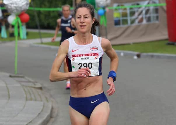 Sue Harrison in action in the World 100k Championships. Picture submitted