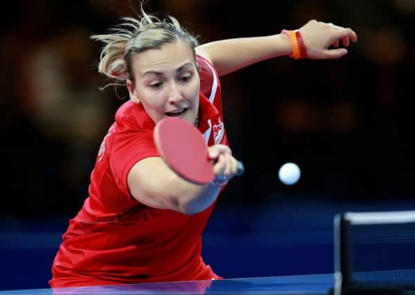 Gym sessions have been two-fold for Kelly Sibley as she targets table tennis and running success.