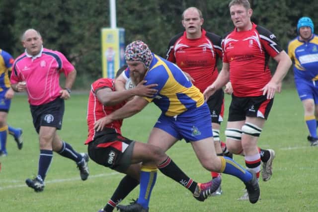 Matt Gibson, scorer of two tries for Kenilworth, goes on a rampaging run. Picture submitted