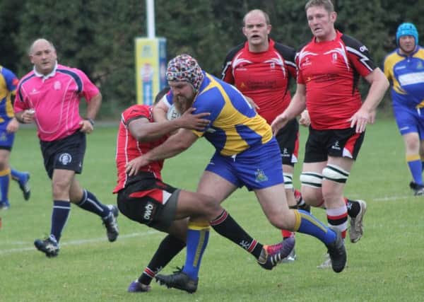 Matt Gibson, scorer of two tries for Kenilworth, goes on a rampaging run. Picture submitted