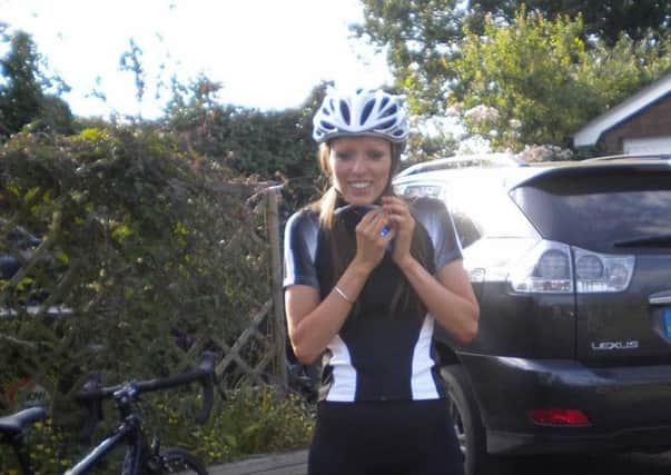 Emily Sylvester cycled 100 miles as part of Norton Lindsay WI's 100 centenary challenges.