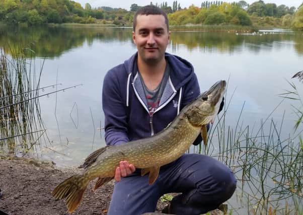 Gary Cheeseman with his 14lb 10oz pike. Picture submitted