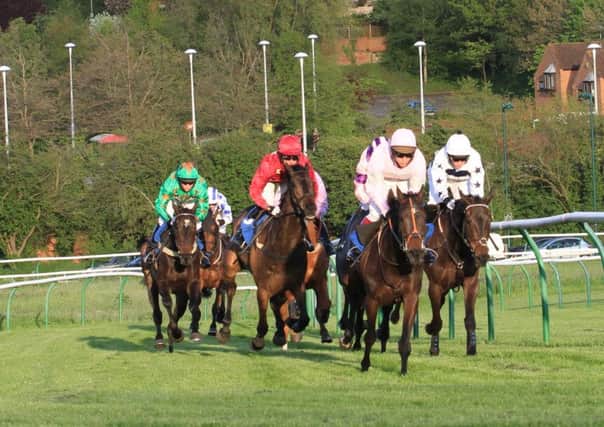 The horses go up the hill at Warwick. Picture submitted