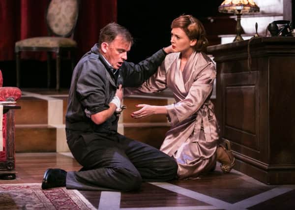 Alastair Whatley and Olivia Hallinan in Flare Path