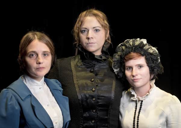 Emma Cooper, Rachel Adams and Flora Garner as the Three Sisters