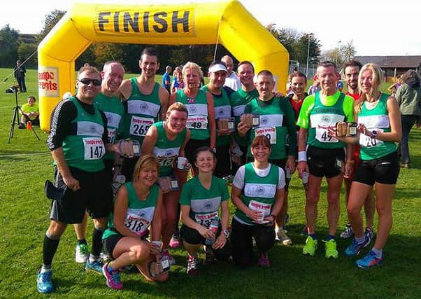 The Kenilworth Runners contingent at the first race of the Tempo Winter Series at Ilmington. Picture submitted