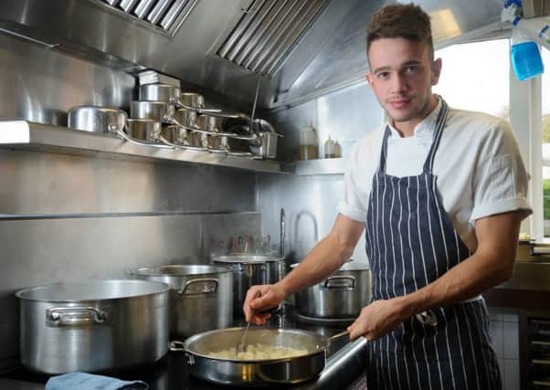 James Toth, a Kenilworth chef at the Cross Restaurant, has reached the Young Chef of the Year final, to be held on Monday 2nd November.  Pictured: James Toth. NNL-151027-213815009
