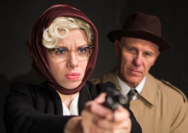 Ruth Ellis (Ruth Herd) and Detective Jack Gale (Mike McCluskey)