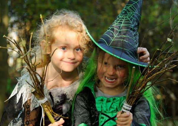 Felicity Scarrott and Megan Wells at the Halloween party at Foundry Wood.