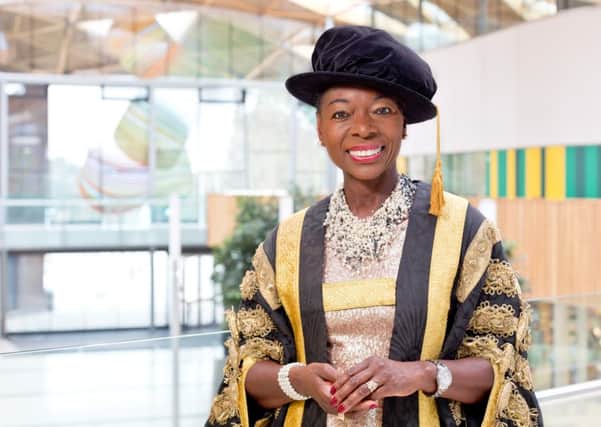 Baroness Floella Benjamin.