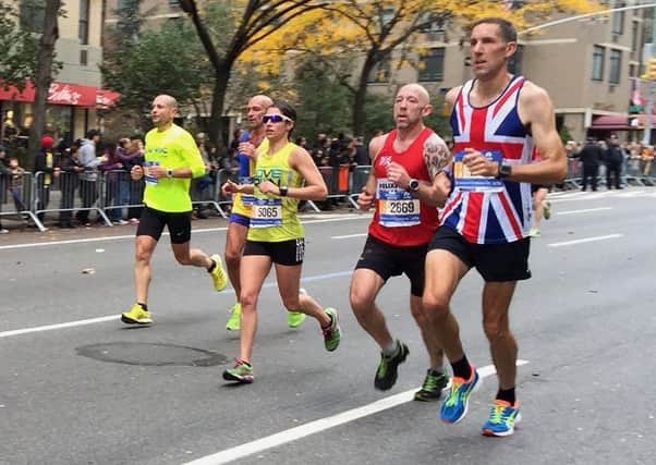 Kenilworth Runners' Danielle Bryan on her way to 38th lady at the New York Marathon. Picture submitted
