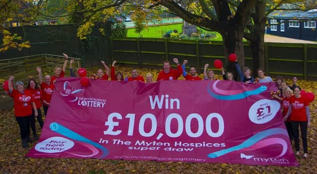 The Myton Hospice lottery is celebrating its 25th anniversary with a £10,000 superdraw.