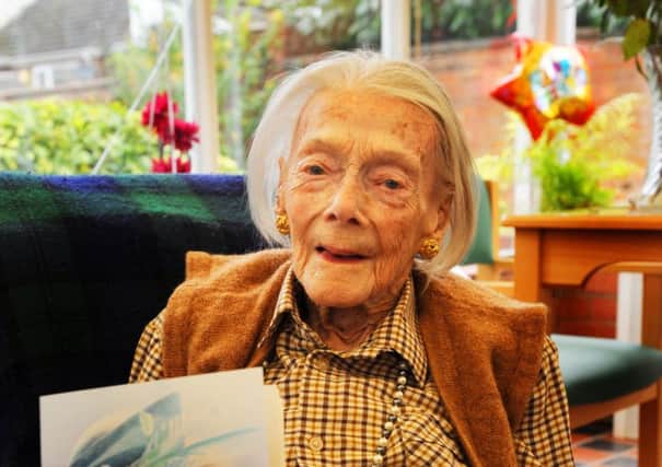 Nancy Gardner turned 100 on November 8.