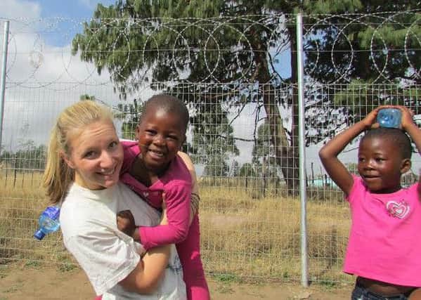 Sarah Hodgson from Goodwill and Growth for Africa pictured while on one of the charity's projects in South Africa.