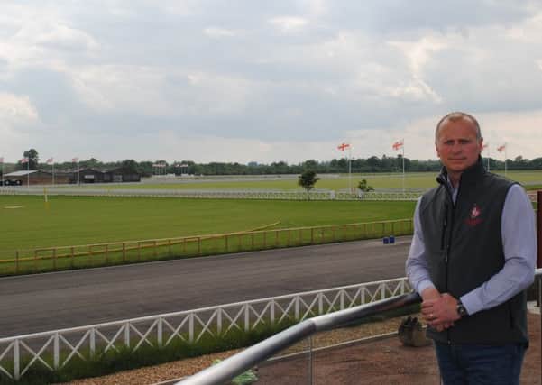 Major Richard Carney MBE, General Manager IXL Events Ltd, at the Dallas Burston Polo Club.
