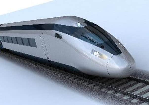 What the HS2 train could look like. YWN-150112-094012042
