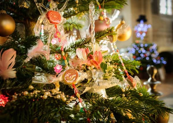 St. Mary's Church, Warwick - Christmas Tree Festival. NNL-150112-184054009