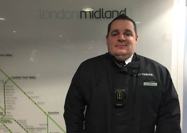 London Midland staff wearing body cameras